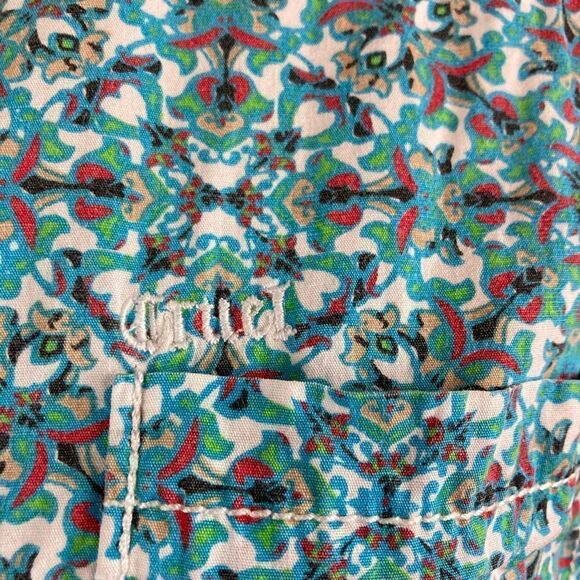 Cruel Cowgirl cotton button down w/ embroidery, patch and bling on back - Picture 4 of 9